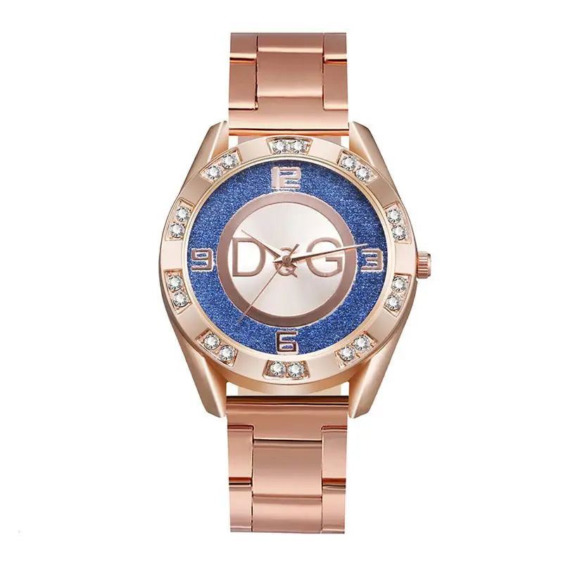 2022 Women's Watches Luxury Brand Fashion Rhinestone Stainless Steel Quartz Ladies Wristwatches Reloj Mujer Best Selling Montre