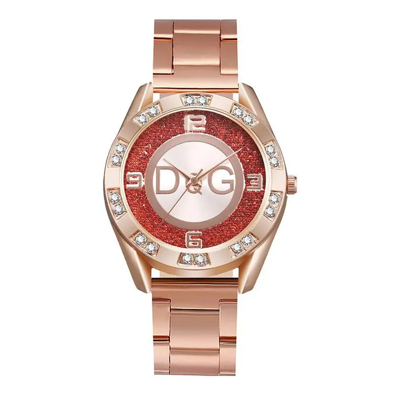 2022 Women's Watches Luxury Brand Fashion Rhinestone Stainless Steel Quartz Ladies Wristwatches Reloj Mujer Best Selling Montre