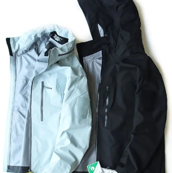 Multi-bag Hidden Cap Hard Shell Jacket