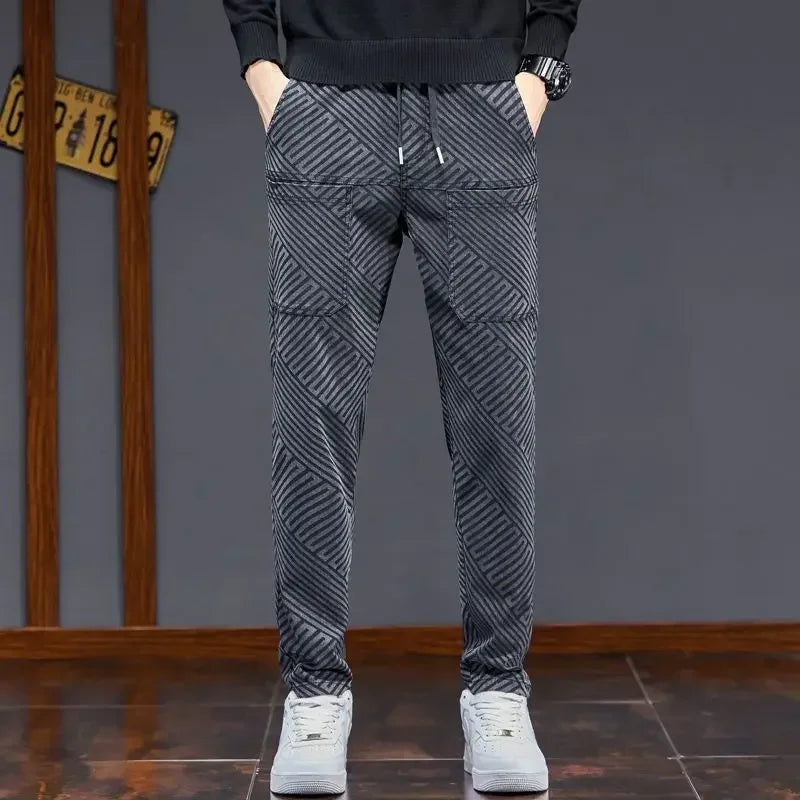 Jeans Men's Sweatpants Y2k Cargo Pants Hip Hop Casual Luxury Designer Clothing New Vintage Pantalones Sweatpants