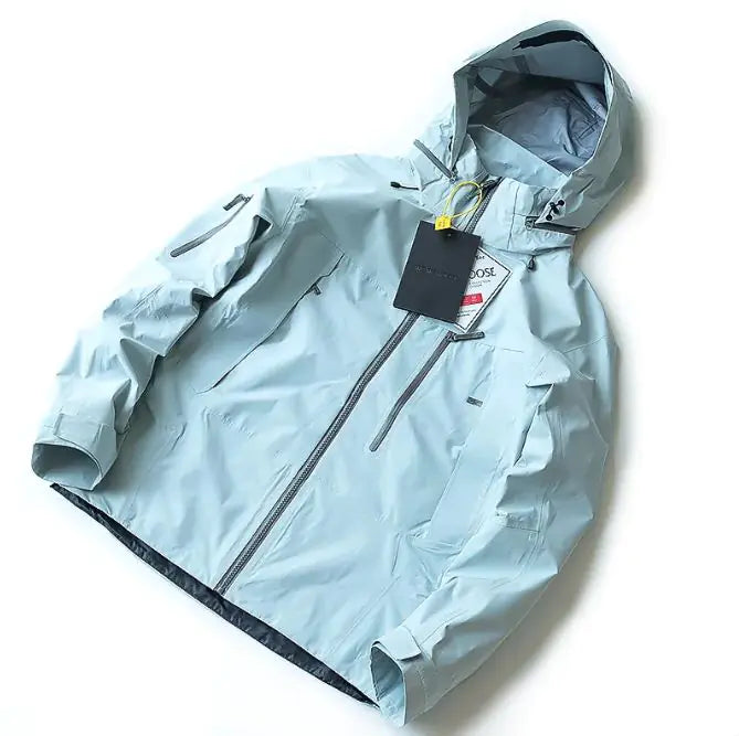 Multi-bag Hidden Cap Hard Shell Jacket