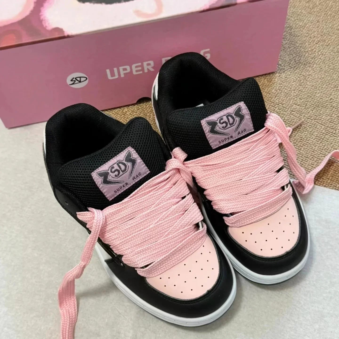 SUMMER chunky LADIES Sneakers Thick Bottom Increased Ultra-Light Non-Slip Wear-Resistant Bread Casual Sneakers Vulcanized Shoes