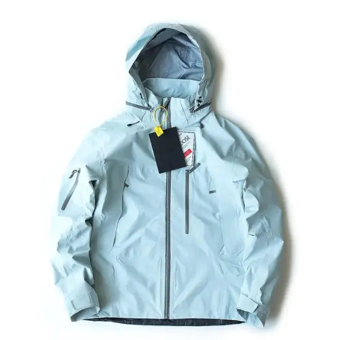 Multi-bag Hidden Cap Hard Shell Jacket